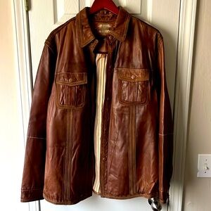 Vintage Wilsons Leather Jacket - Size Large.